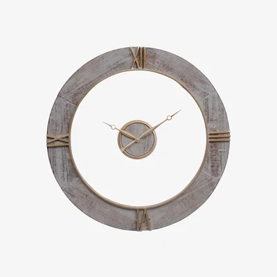 Barker and Stonehouse Floating Roman Numeral Wall Clock Grey