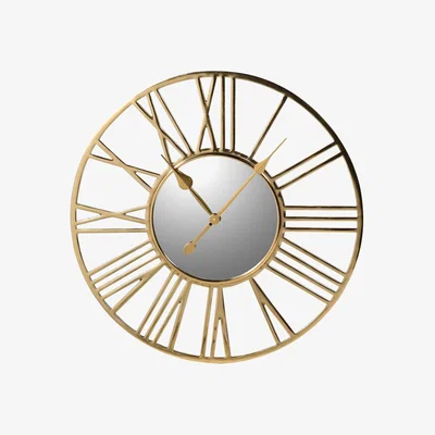 Barker and Stonehouse Gold Numeral Wall Clock Metal | Barker & Stonehouse