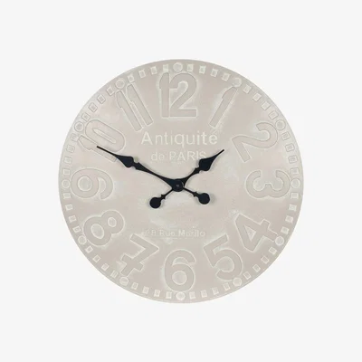 Barker and Stonehouse Grey Stonewashed Clock | Barker & Stonehouse