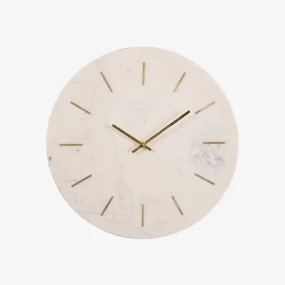 Barker and Stonehouse Brass and Marble Clock