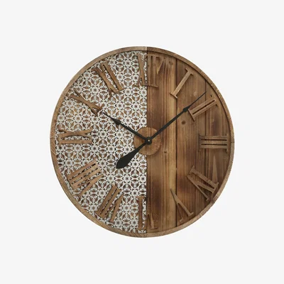 Barker and Stonehouse Numerals Wood Wall Clock | Barker & Stonehouse