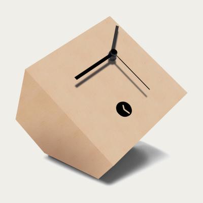 Bombinate.com Beech Wood Finished Harlem Table Clock