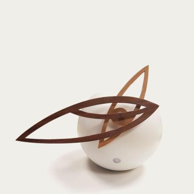 Bombinate.com Beech Wood Finished Papillon Table Clock