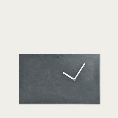 Bombinate.com Graphite Wall Clock Stone With White Hands ACL0041