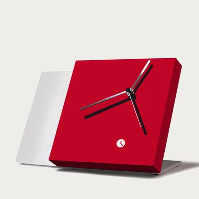 Bombinate.com Garnet Lacquered Finished Tact Table Clock