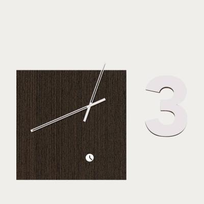 Bombinate.com Wenge Wood Finished Area Three Wall Clock