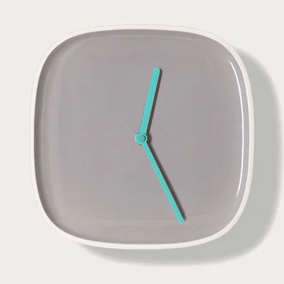 Bombinate.com Gray Plate Wall Clock