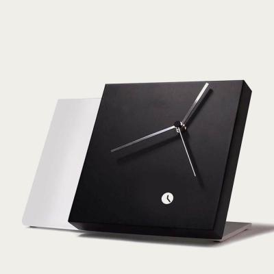 Bombinate.com Black Lacquered Finished Tact Table Clock