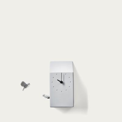 Bombinate.com Grey Cuckoo Home Clock