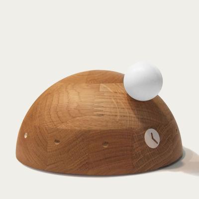 Bombinate.com Oak Wood Finished Dome Table Clock