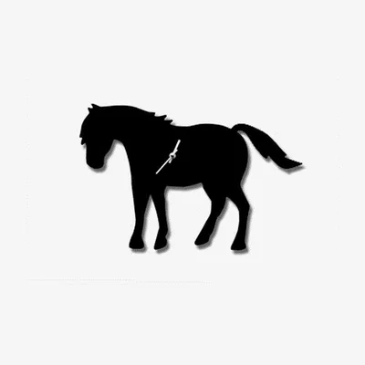 Cuckooland Pony Clock with Swaying Tail
