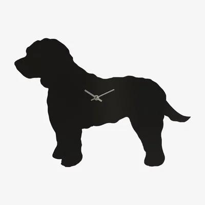 Cuckooland Wagging Tail Cockapoo Dog Clock