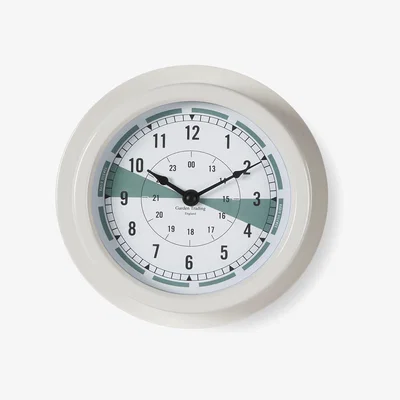 Cuckooland Garden Trading Cromarty 8" Clock in Chalk Colour