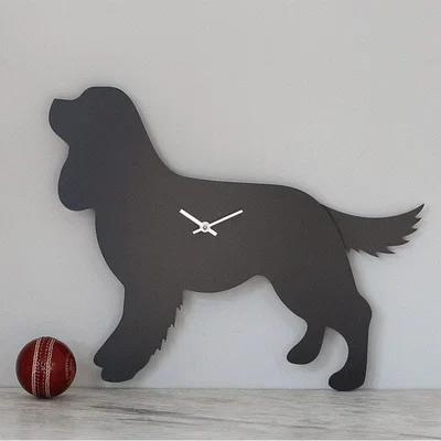 Cuckooland Wagging Tail Cavalier King Charles Spaniel Dog Clock