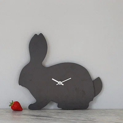 Cuckooland Wagging Tail Rabbit Clock