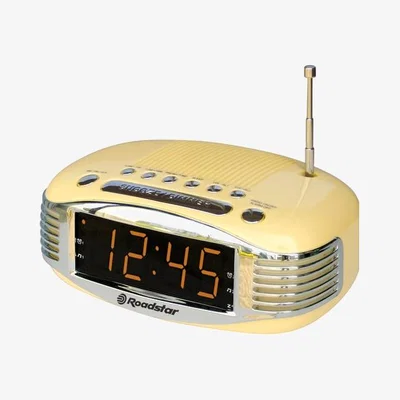 Cuckooland Roadstar Digital Clock Radio in Cream