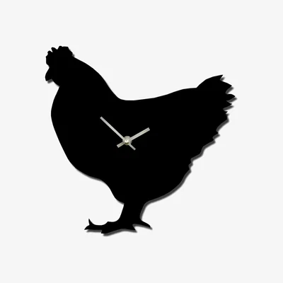 Cuckooland Wagging Tail Chicken Clock
