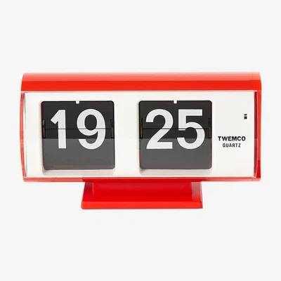 The Conran Shop QT-30 Flip Clock in Red