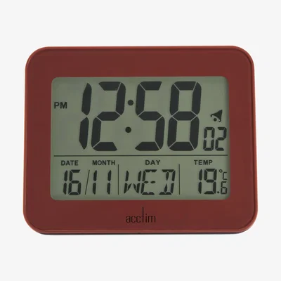 Dunelm Acctim Otto Digital Alarm Clock Spice