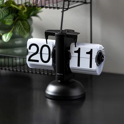 Dunelm Karlsson Small Flip Mantel Clock