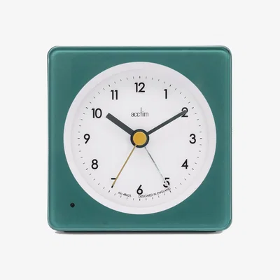 Dunelm Acctim Barber Alarm Clock Storm Blue