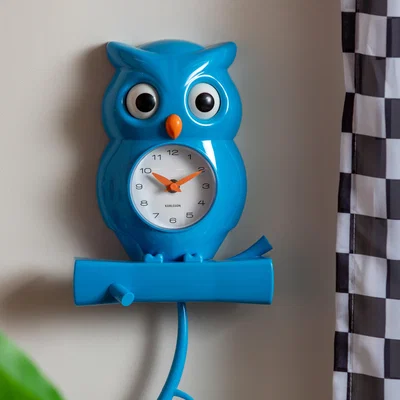 Dunelm Karlsson Owl Pendulum Wall Clock