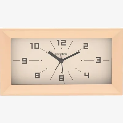 Dunelm Hometime Rectangle Analogue Alarm Clock