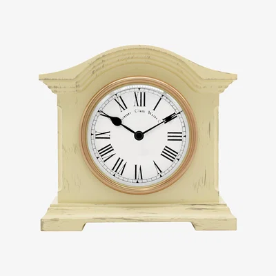 Dunelm Acctim Falkenburg Quartz Mantel Clock Cream