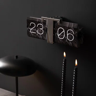 Dunelm Karlsson No Case Flip Mantel Clock