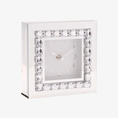 Dunelm Hestia Crystal Mantel Clock