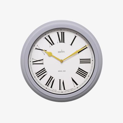 Dunelm Acctim Turin Wall Weatherproof Quartz Clock Mist Grey