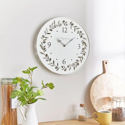 Dunelm Churchgate Arthingworth Indoor Outdoor Wall Clock Cream