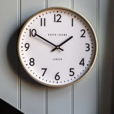 Dunelm Cedar & Sage Norton Round Wall Clock