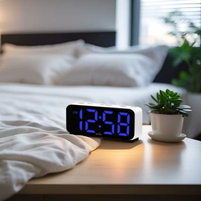 Dunelm Acctim Jaxon Multicoloured LED Alarm Clock