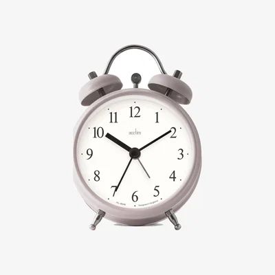 Dunelm Acctim Haven Alarm Clock Mocha