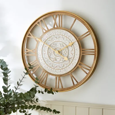 Dunelm Global Decorative Skeleton Wall Clock