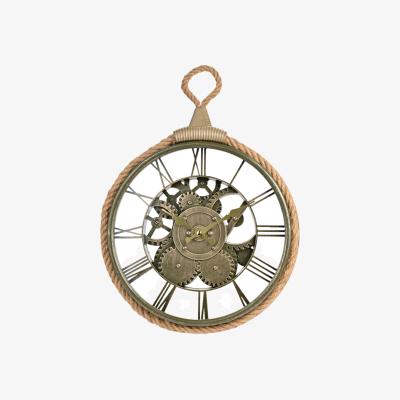 Dunelm Hometime Cogs & Rope Wall Clock