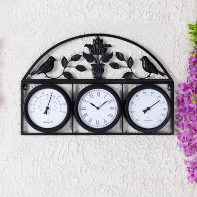 Dunelm Charles Bentley Rutland Outdoor Triple Faced Wall Clock