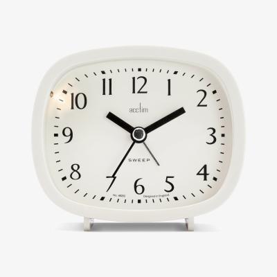 Dunelm Acctim Hilda Alarm Clock White