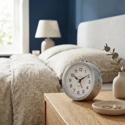 Dunelm Acctim Elana Sweep Alarm Clock