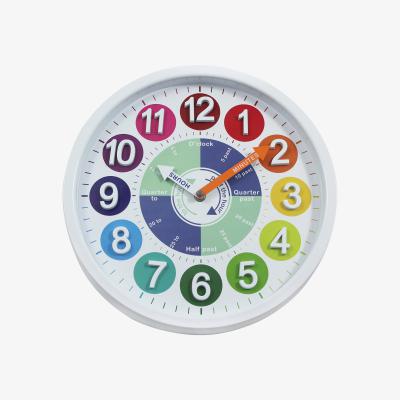 Dunelm Tell The Time Wall Clock MultiColoured