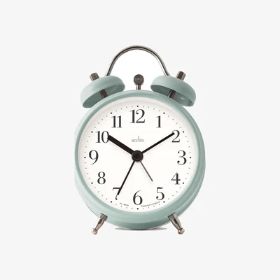 Dunelm Acctim Shefford Small Alarm Clock Sage