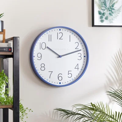 Dunelm Broadway Wall Clock Blue