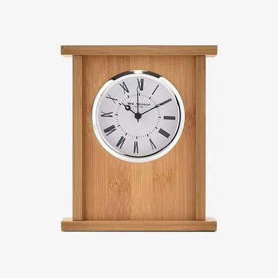 Dunelm Widdop Bamboo Mantel Clock