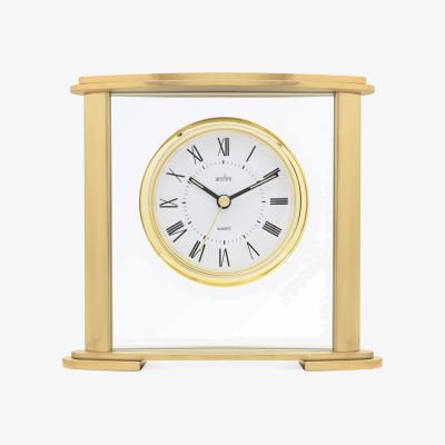 Dunelm Acctim Colgrove Gold Mantel Clock Gold