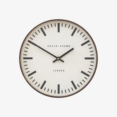 Dunelm Cedar & Sage Claremont Round Wall Clock