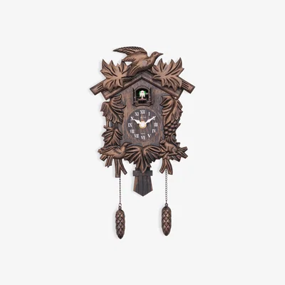 Dunelm Acctim Hamburg Bronze Cuckoo Wall Clock Bronze