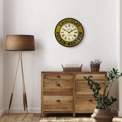 Dunelm French Chocolat Wall Clock