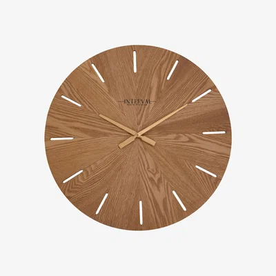 Dunelm Interval Wooden Wall Clock
