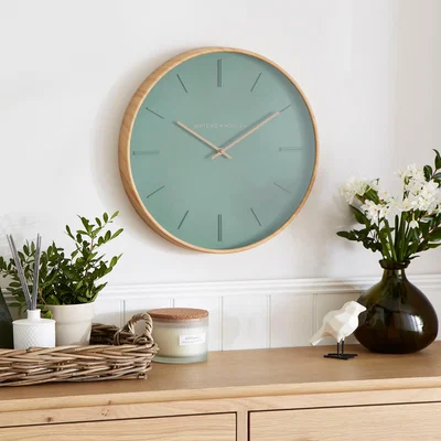 Dunelm Sorrento Wall Clock Lilypad